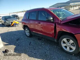 2016 Jeep Compass Sport with VIN 1C4NJDBB0GD713069, listed as a Copart auction lot 80003774 with 92,872 mi miles and Salvage title. Bid and sale history available at DreamBid. Image 12.