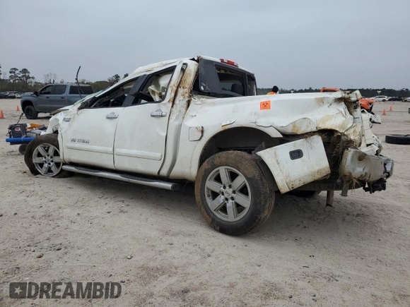 2010 Nissan Titan SE with VIN 1N6BA0ED6AN312861, listed as a Copart auction lot 88127865 with 166,205 mi miles and Salvage Title. Bid and sale history available at carsss.com. Image 2.