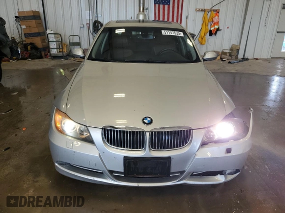 2008 BMW 3 Series 335xi with VIN WBAVD53538A285343, listed as a Copart auction lot 51147535 with 177,201 mi miles and Non Repairable. Bid and sale history available at carsss.com. Image 5.