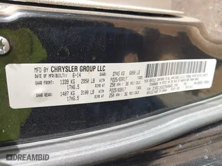 2014 Chrysler Town & Country Touring with VIN 2C4RC1BG6ER400043, listed as a IAAI auction lot 41940492 with 190,447 mi miles. Bid and sale history available at carsss.com. Image 9.
