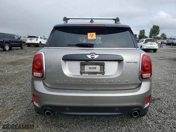 2017 MINI Countryman Cooper S with VIN WMZYT5C3XH3D80782, listed as a Copart auction lot 71134874 with 89,505 mi miles and Salvage Title. Bid and sale history available at carsss.com. Image 6.