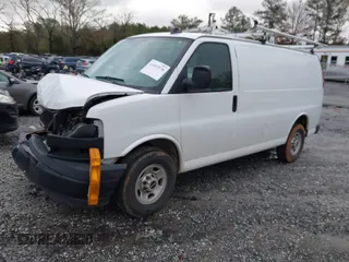 2018 GMC Savana Cargo with VIN 1GTW7AFP0J1313397, listed as a IAAI auction lot 41057578 with 147,304 mi miles and . Bid and sale history available at DreamBid. Image 2.