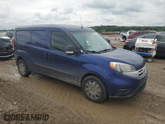 2016 Ram ProMaster City Cargo Tradesman SLT with VIN ZFBERFBT2G6C93788, listed as a Copart auction lot 58568335 with 378,275 mi miles and Clean title. Bid and sale history available at DreamBid. Image 4.