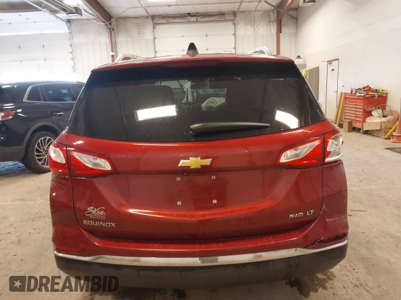 2019 Chevrolet Equinox LT with VIN 2GNAXUEV2K6112697, listed as a IAAI auction lot 41722945 with 108,676 mi miles and . Bid and sale history available at DreamBid. Image 16.