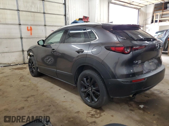 2021 Mazda CX-30 Premium Plus with VIN 3MVDMBEY8MM230287, listed as a Copart auction lot 53321115 with 137,742 mi miles and Salvage Title. Bid and sale history available at DreamBid. Image 2.