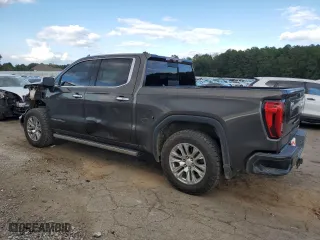 2020 GMC Sierra 1500 Denali with VIN 1GTU9FED3LZ171198, listed as a Copart auction lot 73564494 with 120,094 mi miles and Salvage Title. Bid and sale history available at carsss.com. Image 2.