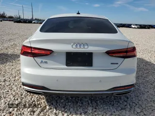 2021 Audi A5 Sportback Premium Plus with VIN WAUCBCF51MA025644, listed as a Copart auction lot 81047833 with 9,959 mi miles. Bid and sale history available at carsss.com. Image 6.