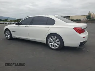 2011 BMW 7 Series 750Li with VIN WBAKB8C51BCY66328, listed as a Copart auction lot 54727695 with 155,689 mi miles and Clean Title. Bid and sale history available at carsss.com. Image 2.