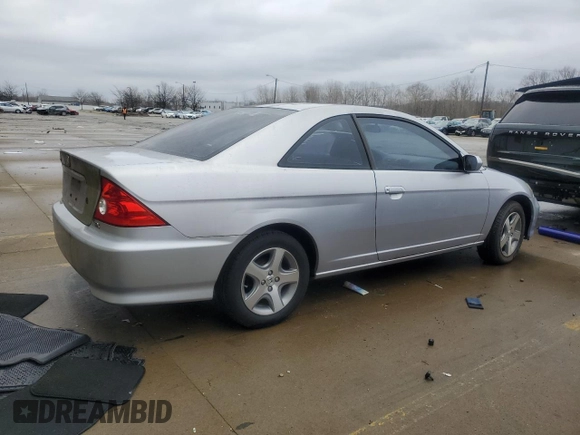 2004 Honda Civic EX с VIN 1HGEM22944L045028, выставлен на аукционе Copart как лот 44078585 с пробегом 172 048 миль миль и На запчасти • Non repairable. История ставок и продаж доступна на DreamBid. Изображение 3.