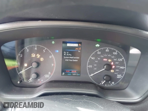 2023 Toyota Corolla Cross Hybrid S with VIN 7MUFBABG1PV014992, listed as a IAAI auction lot 42202656 with 18,913 mi miles and . Bid and sale history available at DreamBid. Image 7.