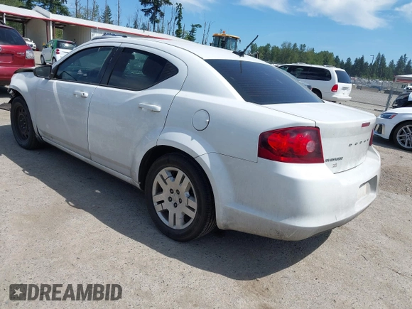 2014 Dodge Avenger SE with VIN 1C3CDZAB0EN219318, listed as a IAAI auction lot 42479311 with 209,224 mi miles and . Bid and sale history available at DreamBid. Image 3.