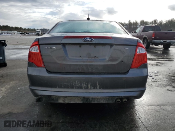 2011 Ford Fusion SE with VIN 3FAHP0HA8BR216084, listed as a Copart auction lot 50295375 with 122,062 mi miles and Salvage Title. Bid and sale history available at DreamBid. Image 6.
