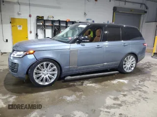 2018 Land Rover Range Rover Autobiography z VIN SALGV2RE2JA503320, wystawiony jako Copart lot #41910035 z przebiegiem 75 153 mil mil oraz Szkoda całkowita • Salvage title. Historia ofert i sprzedaży dostępna na DreamBid. Obrazek 1.