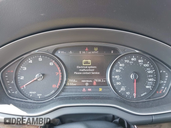 2020 Audi Q5 Premium with VIN WA1ANAFY3L2082513, listed as a IAAI auction lot 41912993 with 7,958 mi miles. Bid and sale history available at carsss.com. Image 7.