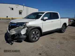 2018 Honda Ridgeline RTL-T z VIN 5FPYK3F64JB005416, wystawiony jako Copart lot #54163835 z przebiegiem 57 677 mil mil oraz Szkody całkowita. Historia ofert i sprzedaży dostępna na DreamBid. Obrazek 1.