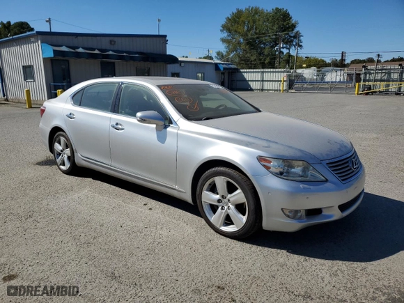 2011 Lexus LS 460 L with VIN JTHGL5EFXB5043653, listed as a Copart auction lot 76317294 with NaN miles and Salvage Title. Bid and sale history available at carsss.com. Image 4.