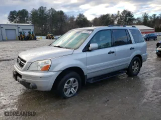 2003 Honda Pilot EX with VIN 2HKYF18793H566223, listed as a Copart auction lot 43033495 with 0 mi miles and Clean Title. Bid and sale history available at carsss.com. Image 1.