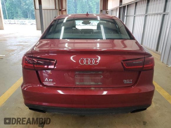 2017 Audi A6 with VIN WAUH2BFC8HN056404, listed as a Copart auction lot 62968285 with 198,328 mi miles and Clean title. Bid and sale history available at DreamBid. Image 6.