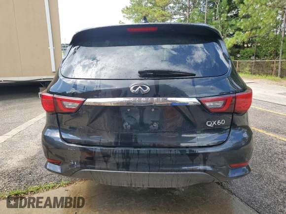 2019 Infiniti QX60 Luxe with VIN 5N1DL0MN7KC555877, listed as a Copart auction lot 63551605 with 160,184 mi miles and Clean title. Bid and sale history available at DreamBid. Image 6.