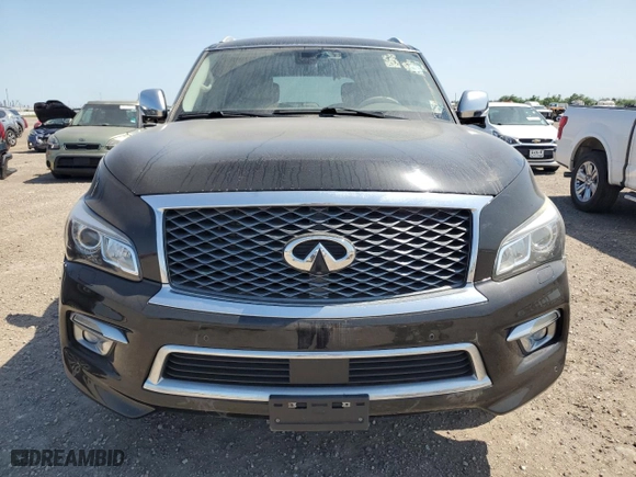 2015 Infiniti QX80 with VIN JN8AZ2NF5F9570300, listed as a Copart auction lot 52097215 with 158,633 mi miles and Clean Title. Bid and sale history available at carsss.com. Image 5.
