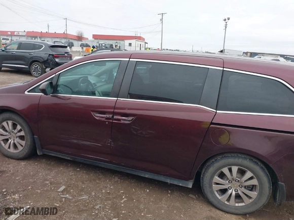 2015 Honda Odyssey EX-L with VIN 5FNRL5H68FB030104, listed as a IAAI auction lot 41684307 with 182,185 mi miles. Bid and sale history available at carsss.com. Image 14.