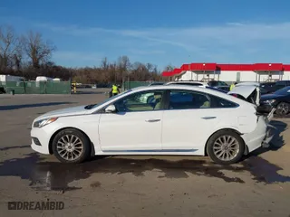 2015 Hyundai Sonata 2.4L Sport with VIN 5NPE34AF7FH040546, listed as a IAAI auction lot 41727185 with 56,294 mi miles. Bid and sale history available at carsss.com. Image 14.