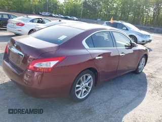 2009 Nissan Maxima SV with VIN 1N4AA51E19C841383, listed as a IAAI auction lot 42132774 with Not Provided miles and . Bid and sale history available at DreamBid. Image 4.