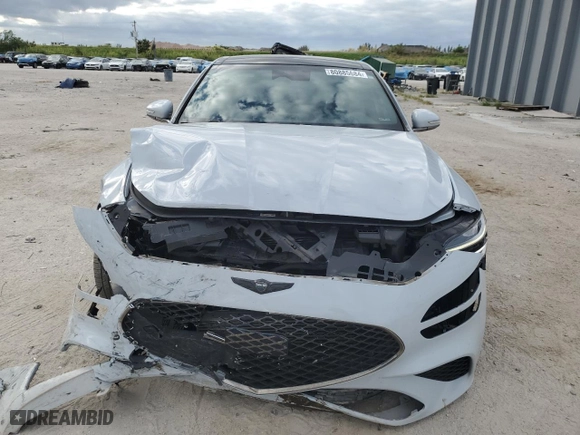 2022 Genesis G70 3.3T with VIN KMTG54TE4NU103180, listed as a Copart auction lot 80885684 with 34,852 mi miles and Salvage Title. Bid and sale history available at carsss.com. Image 5.