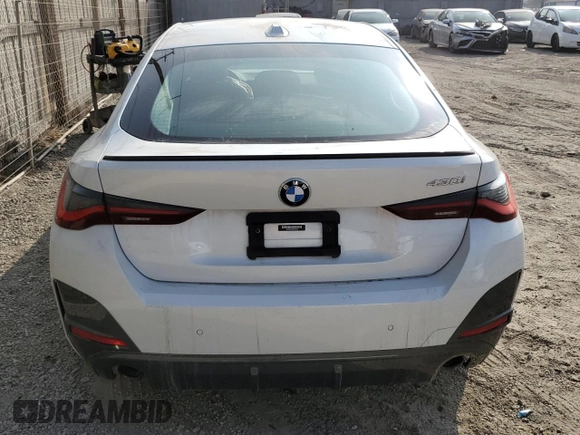 2023 BMW 4 Series 430i с VIN WBA63AV09PFP45446, выставлен на аукционе Copart как лот 83420194 с пробегом Не указан миль и Чистый • Clean title. История ставок и продаж доступна на DreamBid. Изображение 6.