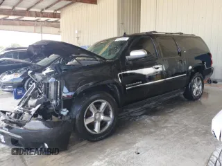 2013 Chevrolet Suburban LTZ with VIN 1GNSCKE00DR188905, listed as a Copart auction lot 46224845 with 212,260 mi miles and Salvage Title. Bid and sale history available at carsss.com. Image 1.