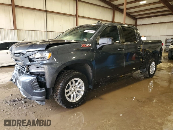2021 Chevrolet Silverado 1500 RST with VIN 1GCUYEET2MZ325602, listed as a Copart auction lot 47352065 with 46,731 mi miles and Salvage Title. Bid and sale history available at carsss.com. Image 1.