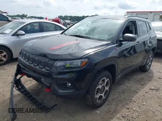 2022 Jeep Compass Trailhawk with VIN 3C4NJDDB8NT114134, listed as a IAAI auction lot 42428245 with 34,589 mi miles and . Bid and sale history available at DreamBid. Image 19.