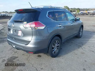 2015 Nissan Rogue SL with VIN 5N1AT2MT2FC821731, listed as a IAAI auction lot 41816538 with 159,659 mi miles. Bid and sale history available at carsss.com. Image 4.