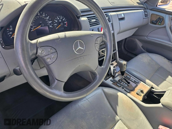 2002 Mercedes-Benz E-Class with VIN WDBJF65J22B493337, listed as a Copart auction lot 87359874 with 0 mi miles and Clean Title. Bid and sale history available at carsss.com. Image 9.