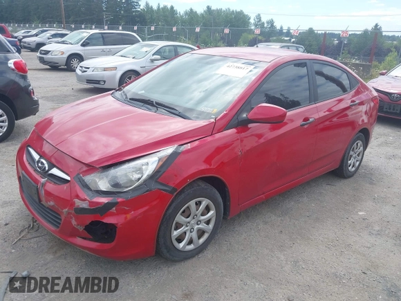 2012 Hyundai Accent GLS with VIN KMHCT4AE5CU086534, listed as a IAAI auction lot 42738817 with 138,653 mi miles and . Bid and sale history available at DreamBid. Image 2.