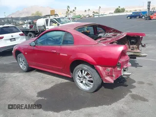 2003 Ford Mustang GT Deluxe with VIN 1FAFP42X43F363173, listed as a IAAI auction lot 42086161 with 103,828 mi miles. Bid and sale history available at carsss.com. Image 3.