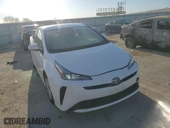 2020 Toyota Prius L Eco with VIN JTDKARFU0L3106035, listed as a Copart auction lot 50264895 with 117,156 mi miles and Salvage Title. Bid and sale history available at DreamBid. Image 12.