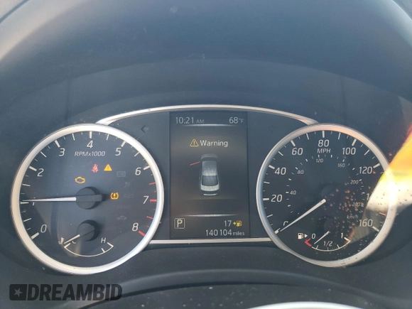 2017 Nissan Sentra SV with VIN 3N1AB7APXHY302046, listed as a Copart auction lot 55858915 with 140,104 mi miles and Clean Title. Bid and sale history available at DreamBid. Image 9.