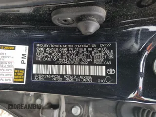 2023 Toyota Corolla SE with VIN JTDS4MCE4P3514602, listed as a Copart auction lot 50750075 with 45,624 mi miles and Salvage Title. Bid and sale history available at DreamBid. Image 14.