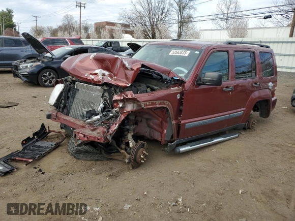 2009 Jeep Liberty Sport with VIN 1J8GN28K89W512030, listed as a Copart auction lot 53563835 with 0 mi miles and Salvage Title. Bid and sale history available at carsss.com. Image 1.