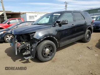 2019 Ford Police Interceptor Utility z VIN 1FM5K8AR8KGB23045, wystawiony jako Copart lot #43536005 z przebiegiem 93 164 mil mil oraz Szkody całkowita. Historia ofert i sprzedaży dostępna na DreamBid. Obrazek 1.