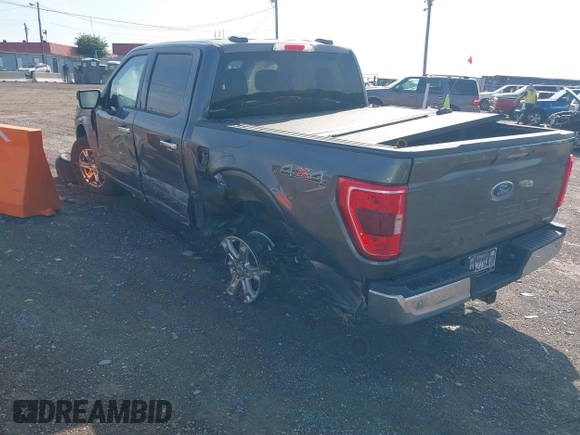 2022 Ford F-150 XL with VIN 1FTFW1E86NFA60799, listed as a IAAI auction lot 42669837 with 28,775 mi miles and . Bid and sale history available at DreamBid. Image 3.
