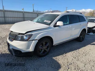 2018 Dodge Journey Crossroad with VIN 3C4PDDGG2JT467065, listed as a Copart auction lot 52802585 with 88,560 mi miles and Salvage Title. Bid and sale history available at DreamBid. Image 1.