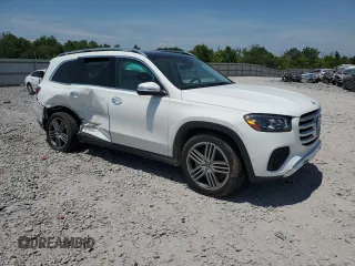 2024 Mercedes-Benz GLS 450 with VIN 4JGFF5KEXRB091127, listed as a Copart auction lot 57384124 with 6,731 mi miles and Salvage Title. Bid and sale history available at DreamBid. Image 4.