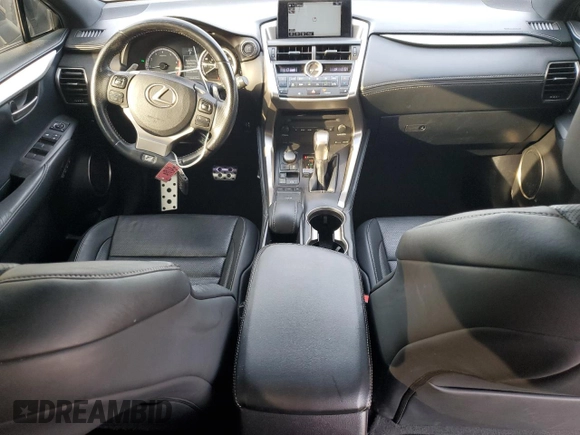 2015 Lexus NX 200t with VIN JTJYARBZXF2001781, listed as a Copart auction lot 55645565 with 104,426 mi miles and Clean title. Bid and sale history available at DreamBid. Image 8.