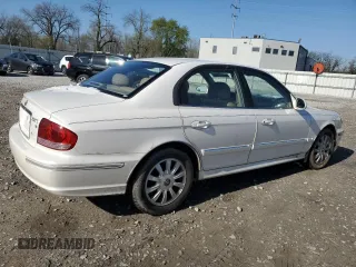 2003 Hyundai Sonata GLS with VIN KMHWF35H53A848507, listed as a Copart auction lot 51695225 with 106,863 mi miles and Salvage Title. Bid and sale history available at carsss.com. Image 3.
