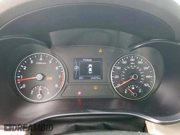 2018 Kia Optima LX with VIN 5XXGT4L33JG255308, listed as a Copart auction lot 56335145 with 101,674 mi miles and Salvage title. Bid and sale history available at DreamBid. Image 9.