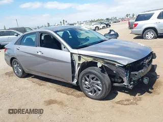 2024 Hyundai Elantra SEL with VIN KMHLM4DGXRU665523, listed as a IAAI auction lot 42777325 with 31,345 mi miles and . Bid and sale history available at DreamBid. Image 1.