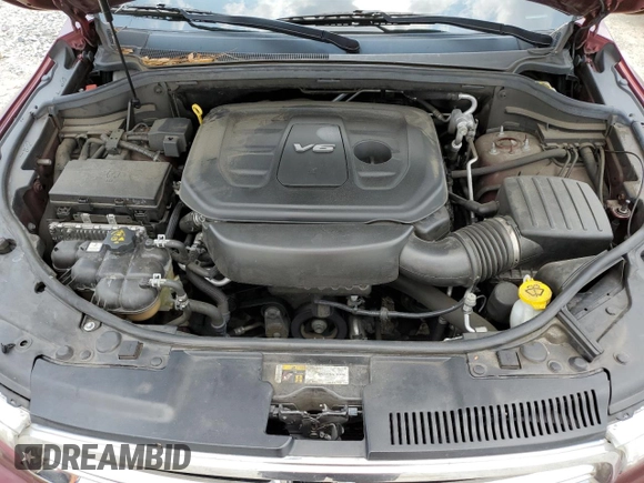 2017 Dodge Durango SXT with VIN 1C4RDHAG8HC878596, listed as a Copart auction lot 59110215 with 200,844 mi miles and Salvage title. Bid and sale history available at DreamBid. Image 12.