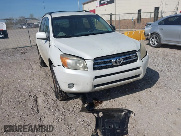 2007 Toyota RAV4 Limited with VIN JTMZK31V075013616, listed as a IAAI auction lot 41911177 with 281,075 mi miles. Bid and sale history available at carsss.com. Image 6.